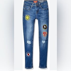 Butter Blue Skinny Jeans with Distressed Details